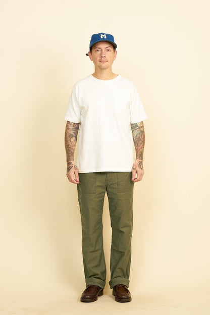 Japan Blue Modern Military Baker Pants -Japan Blue - URAHARA