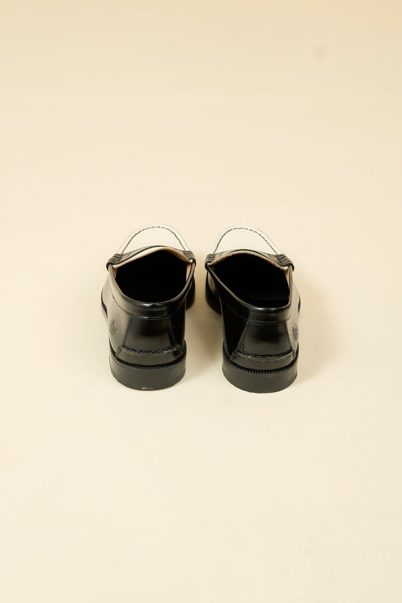 Kenford Shoes Combi Loafer - Black / White - Kenford Shoes - URAHARA