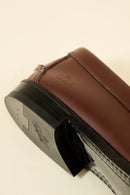 Kenford Shoes Combi Loafer - Dark Brown / White - Kenford Shoes - URAHARA