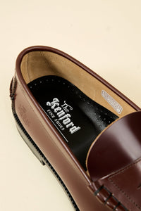Kenford Shoes Combi Loafer - Dark Brown / Wine - Kenford Shoes - URAHARA
