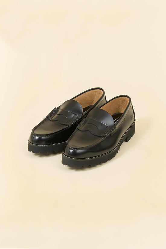 Kenford Shoes Tank Sole Loafer - Black