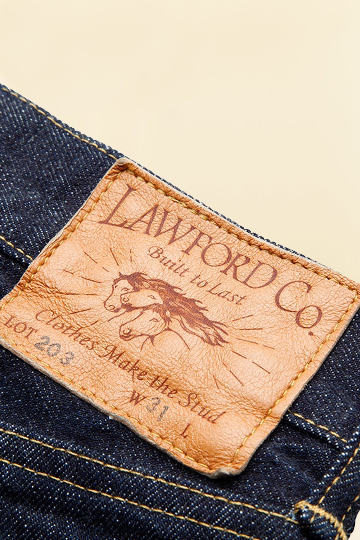 Lawford Lot.203 Five Pocket Denim Pants - 13.5oz - Lawford - URAHARA