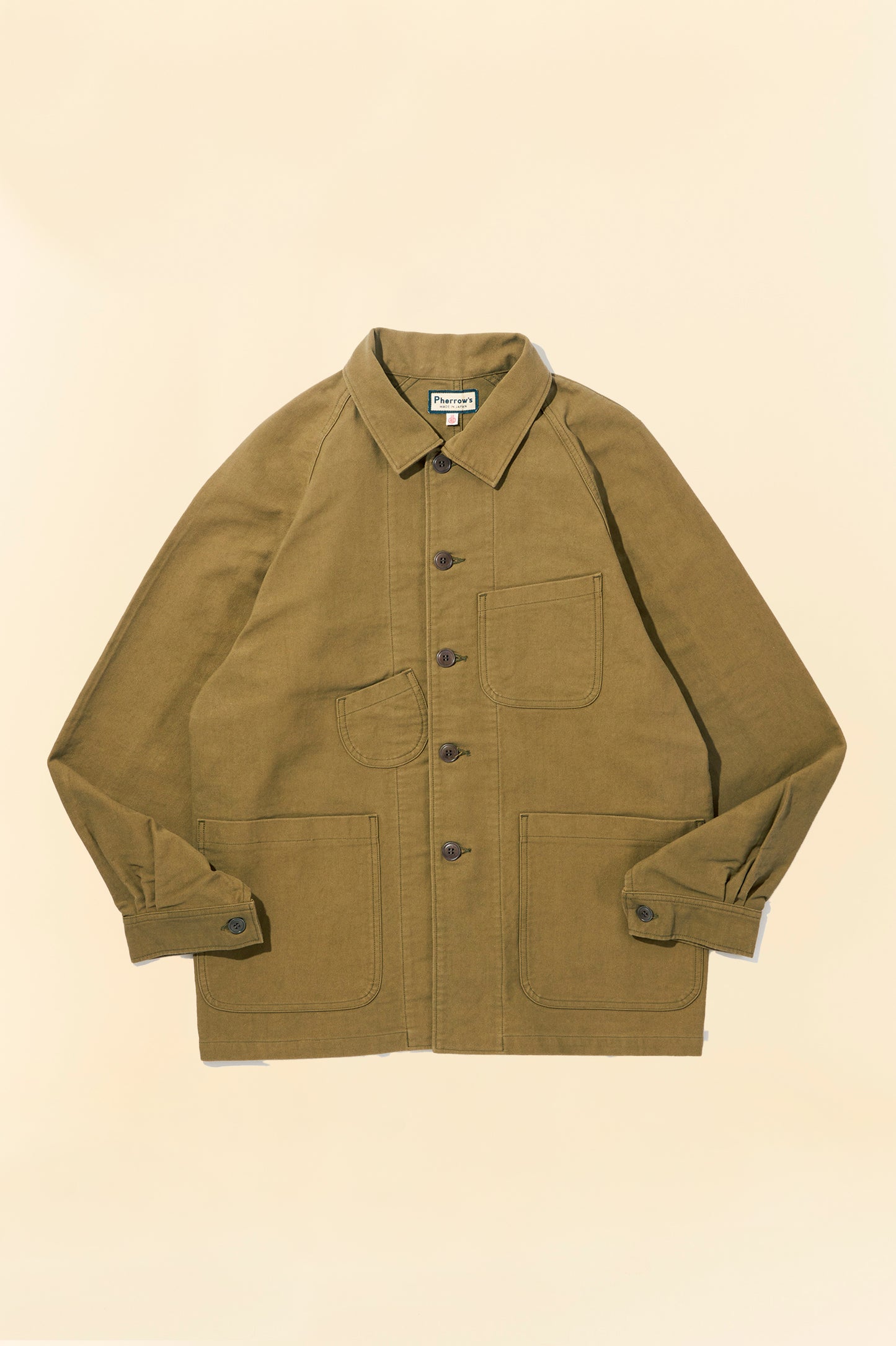 Pherrow's Nappa Workwear Jacket - Olive