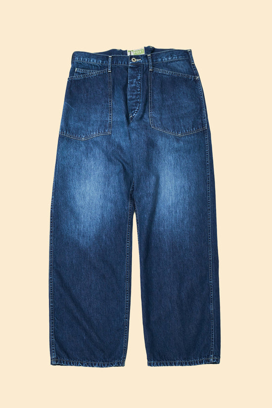 POST O'ALLS Army Pants - Indigo Worn Wash
