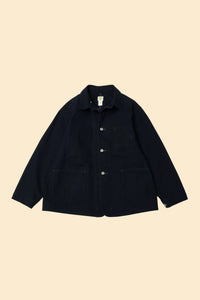 POST O'ALLS No.1 Jacket - Dark Navy Cotton Serge