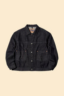 Radiall Classic 350 Top Trucker Jacket - Deep Black