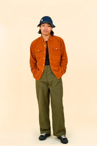 Rats Moleskin B.D Shirt - Orange