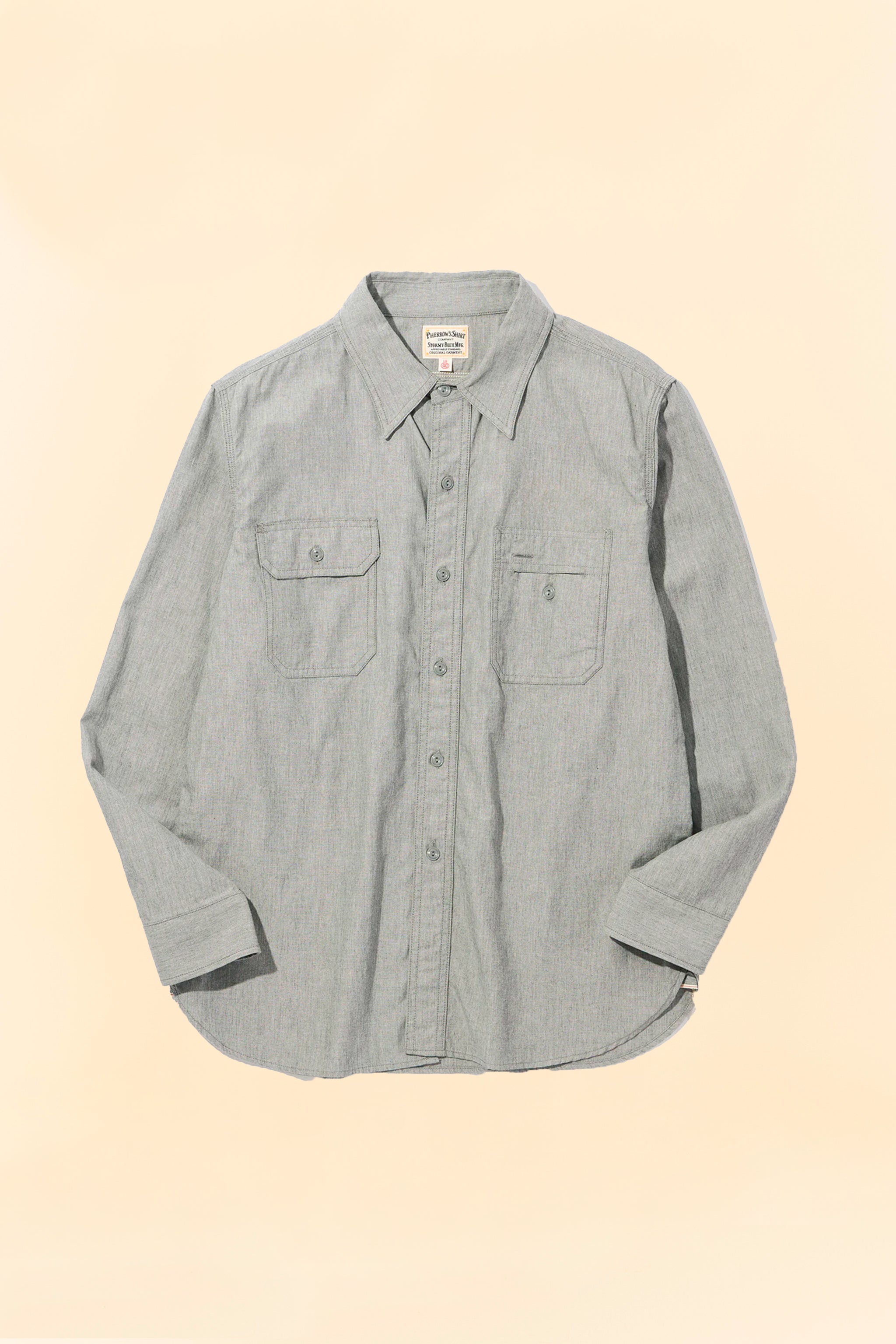 Pherrow's 60s Work Shirt - Grey