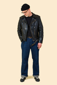 Double Helix Falconer Leather Riders Jacket