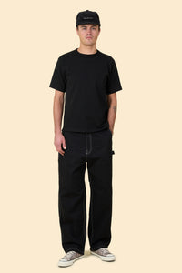 Radiall Chev Wide Fit Carpenter Pants - Black