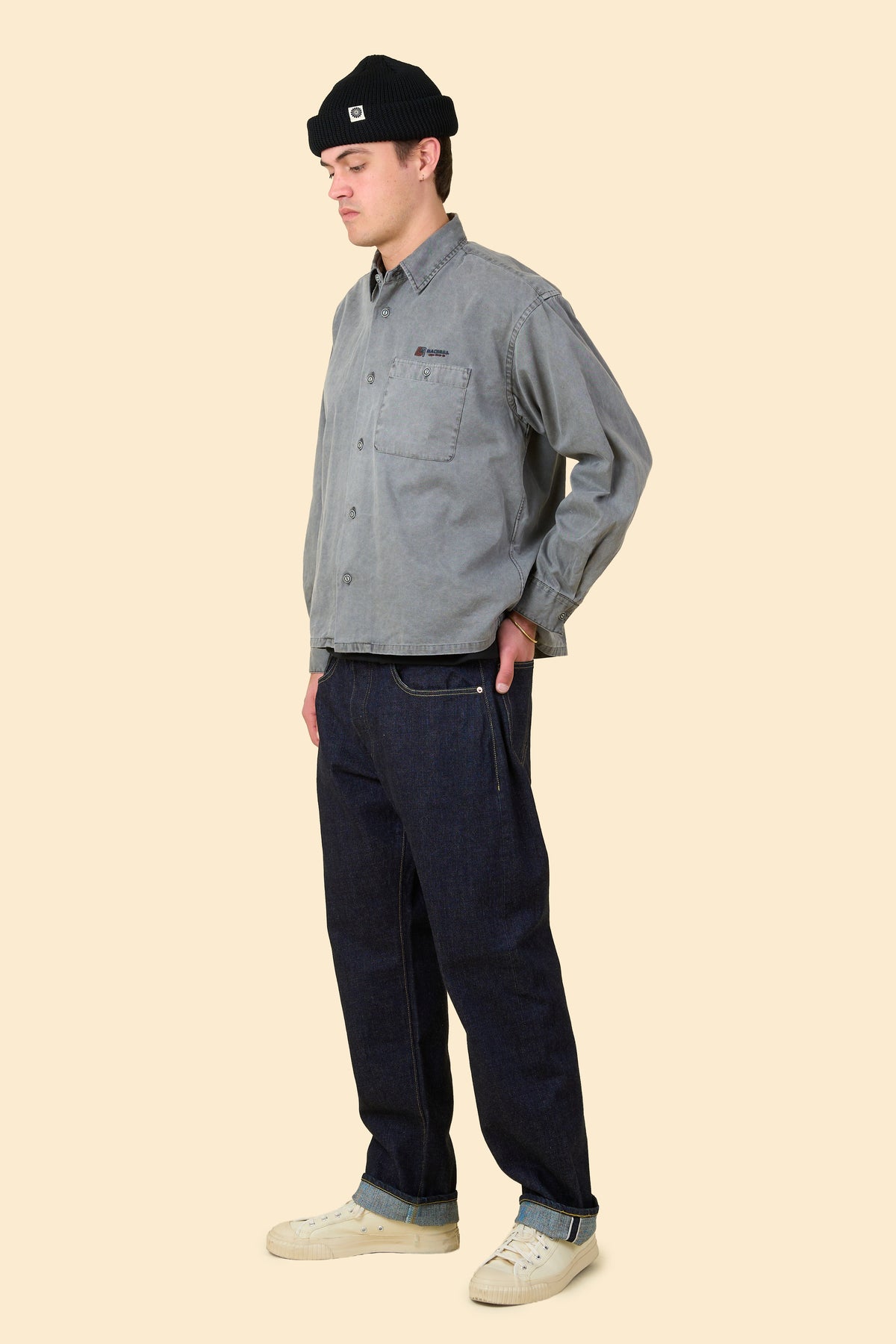 Radiall Lowlane Long Sleeve Shirt - Faded Black