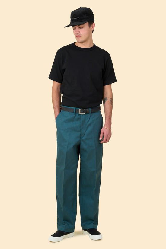 Radiall Motown Wide Tapered Fit Work Pants - Lincoln Green