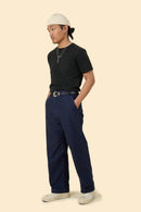 Japan Blue Jeans Wide Fit Trousers - Navy