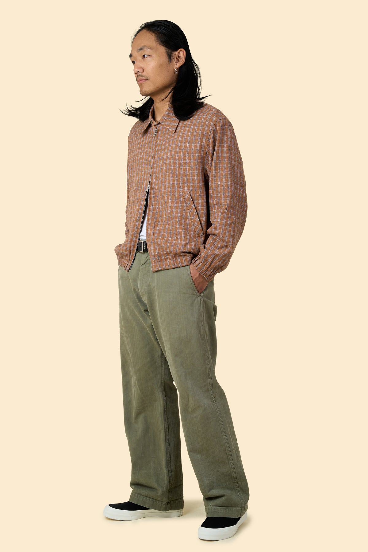 Radiall Shoebox Zip Up Blouson - Brown