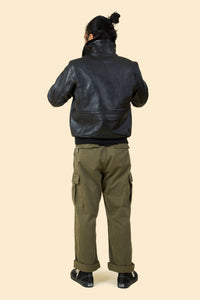Double Helix Type G-1 Leather Flight Jacket
