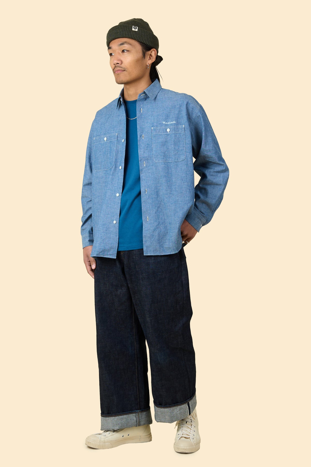 Radiall Powerglide Long Sleeve Shirt - Indigo