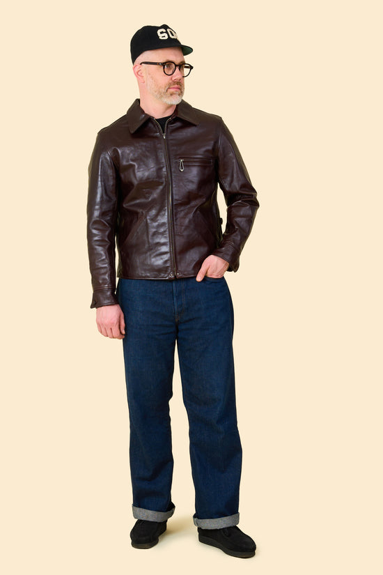 Double Helix Classic 1930's Jacket - Seal Brown