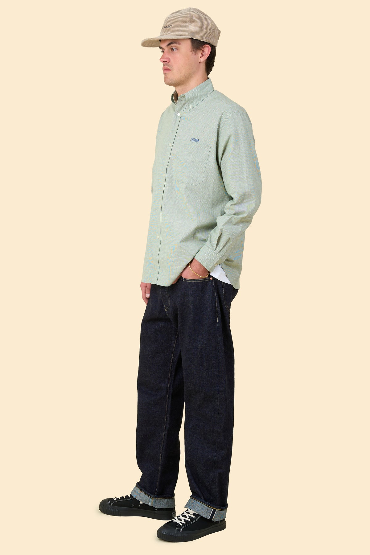 Radiall Integra Button Down Shirt - Green