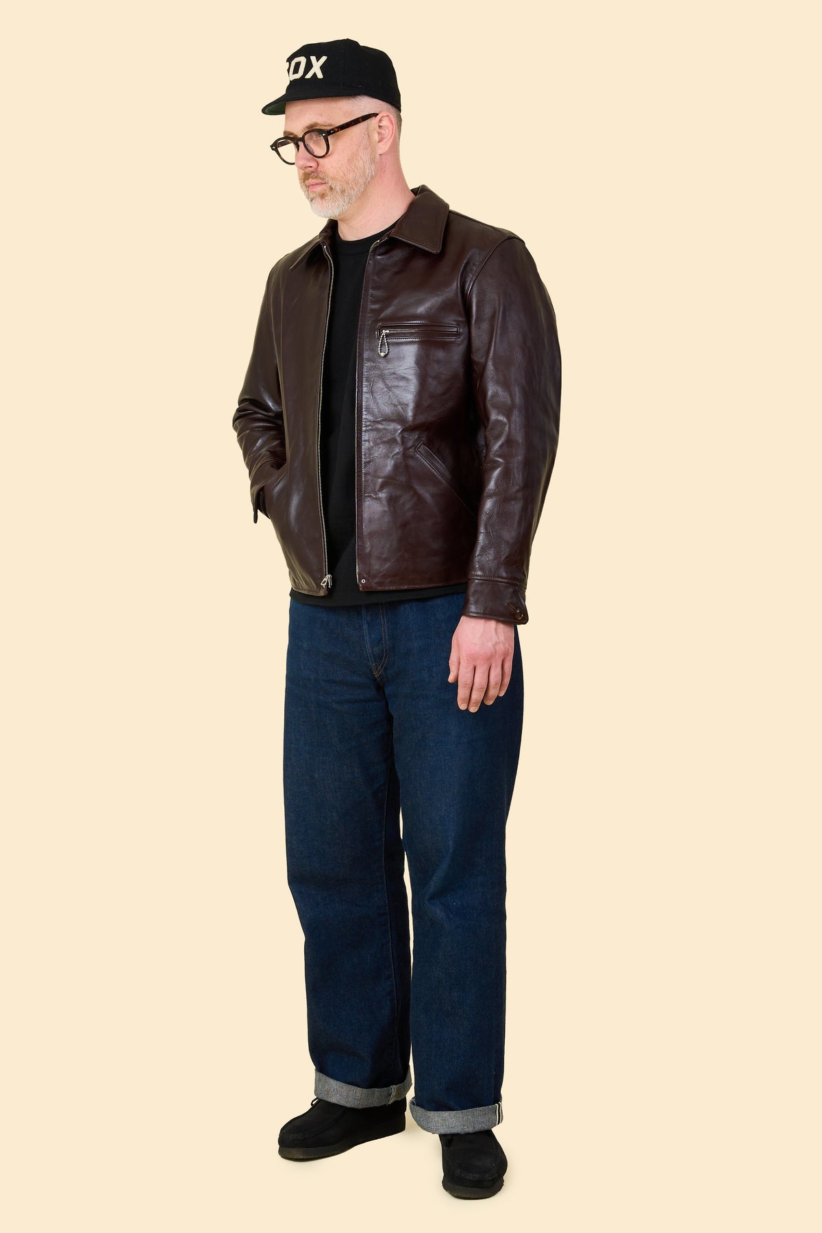 Double Helix Classic 1930's Jacket - Seal Brown