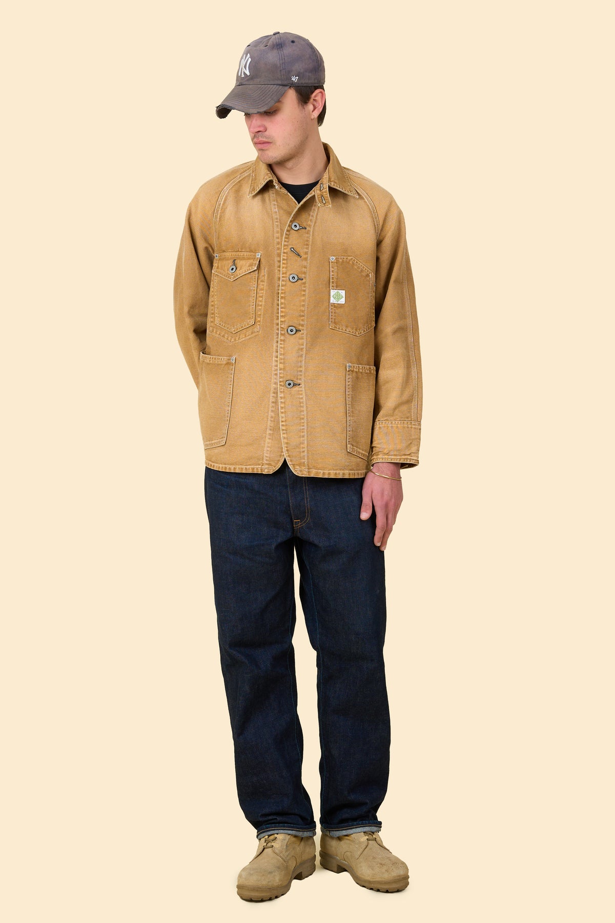 POST O'ALLS Engineers' Jacket - Brown Wash