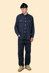 POST O'ALLS No. 6 Shirt - Indigo Light Denim