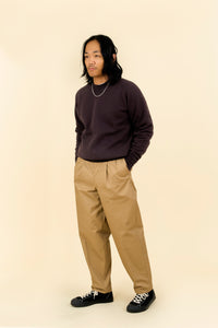 Pherrow’s Loopwheel Raglan Sweatshirt - Sulphar Black