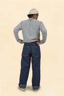 TCB Jeans Catface 10.2oz Denim Work Trousers - Indigo