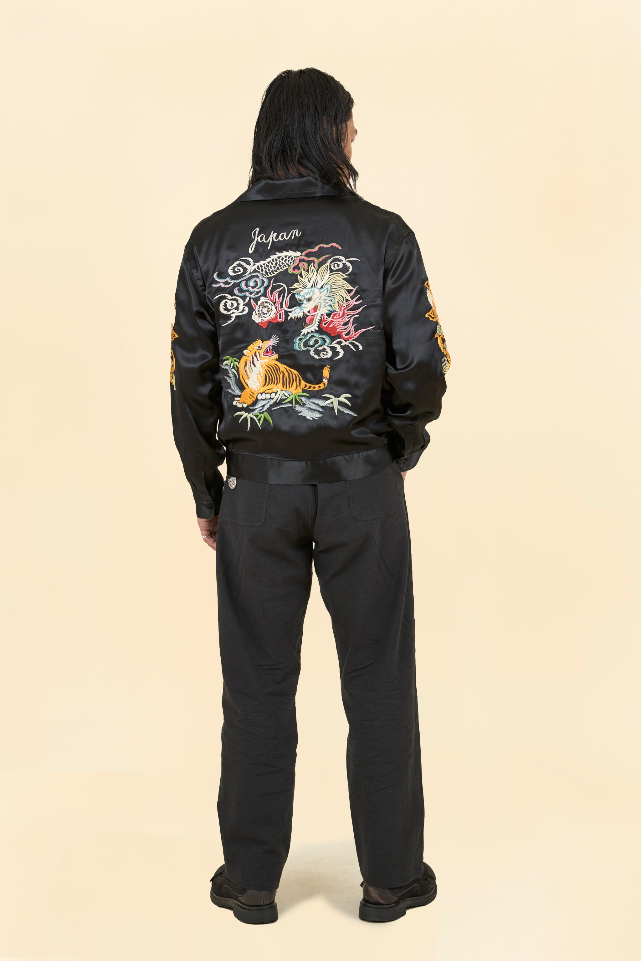 Wearmasters Lot.873 Souvenir Rayon Jacket - Black