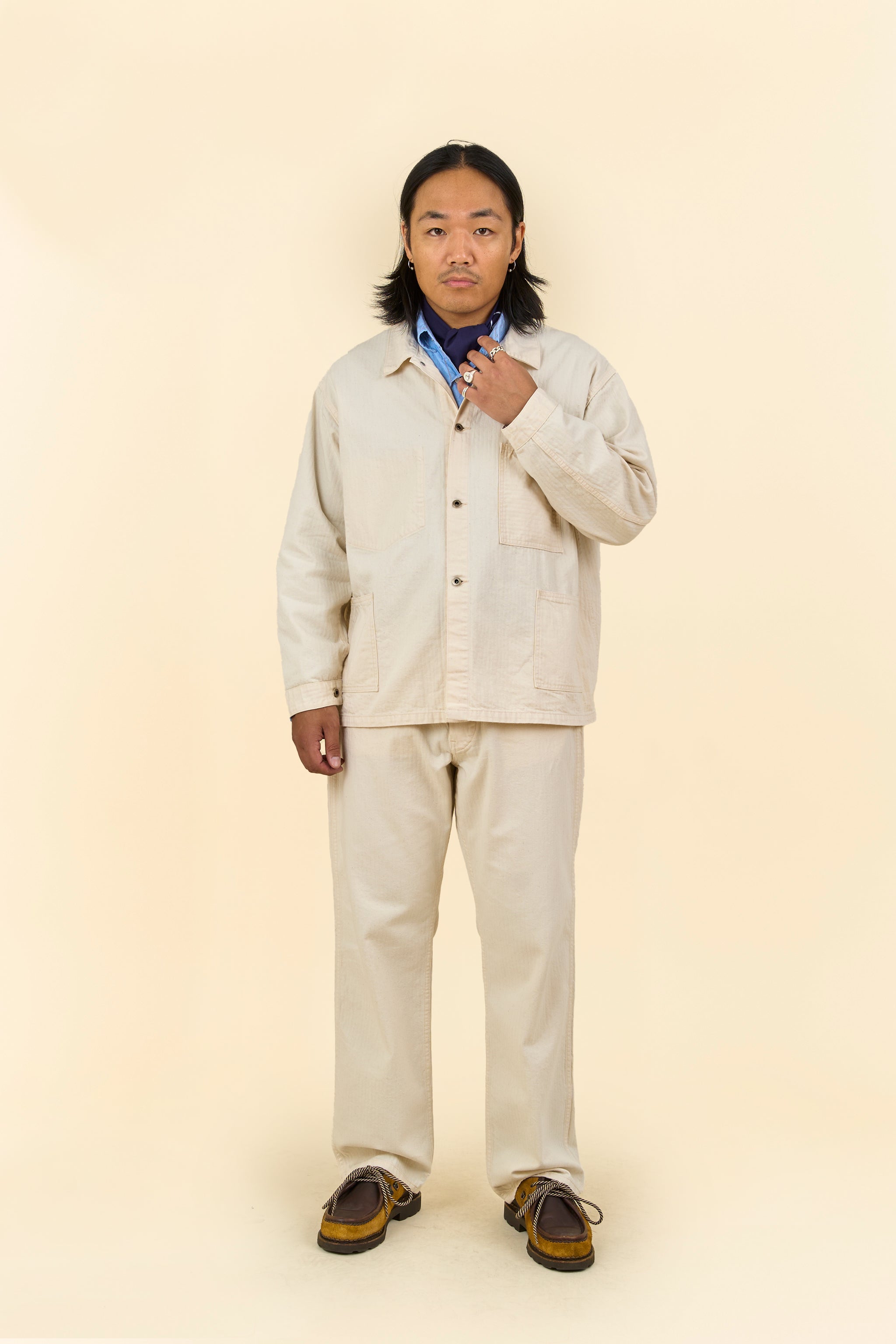 POST O'ALLS USMC 1930s Utility Jacket - Natural