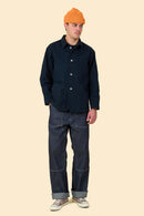 POST O'ALLS No.1 Jacket - Dark Navy Cotton Serge