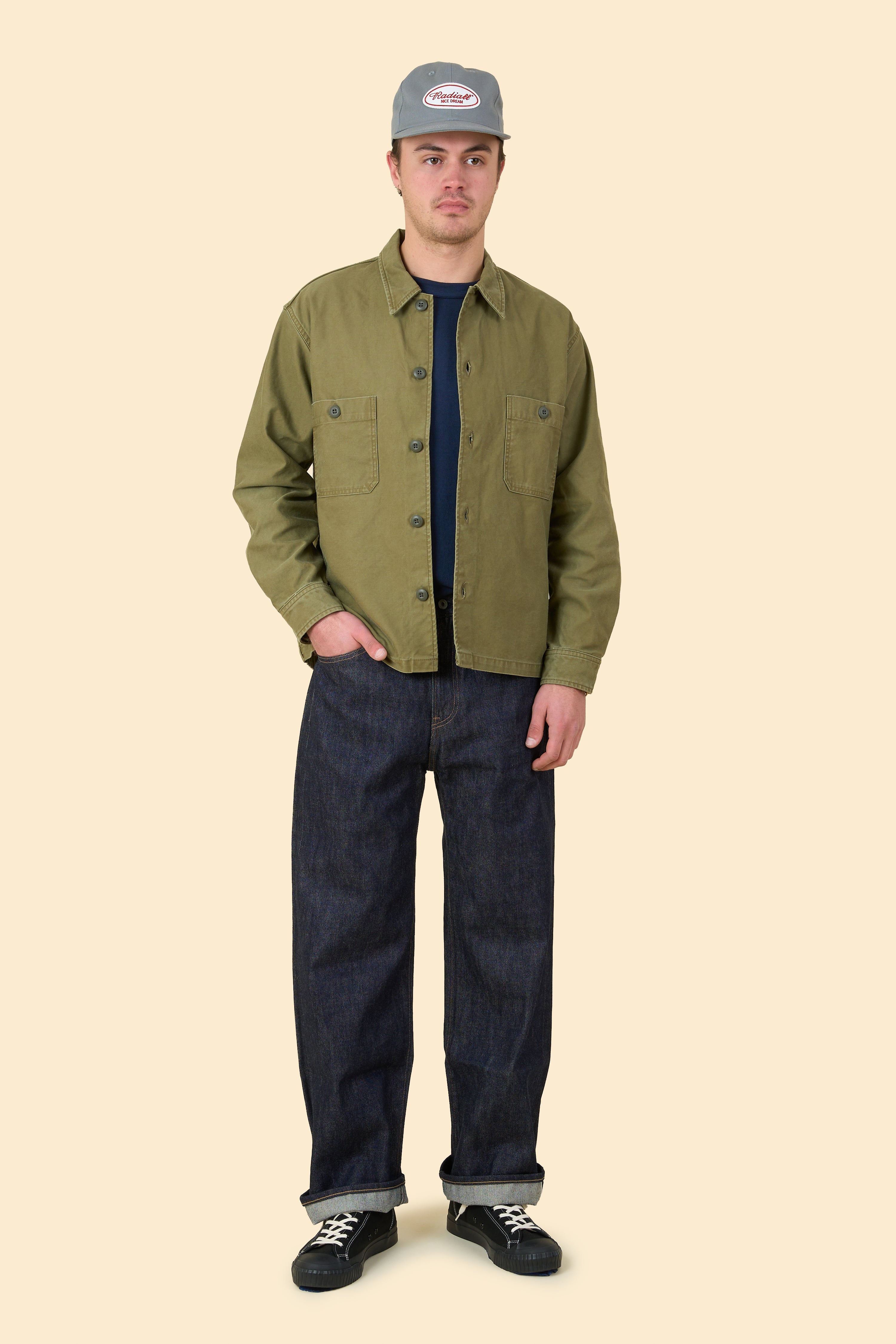 Japan Blue Jeans BDU Shirt - Olive Drab