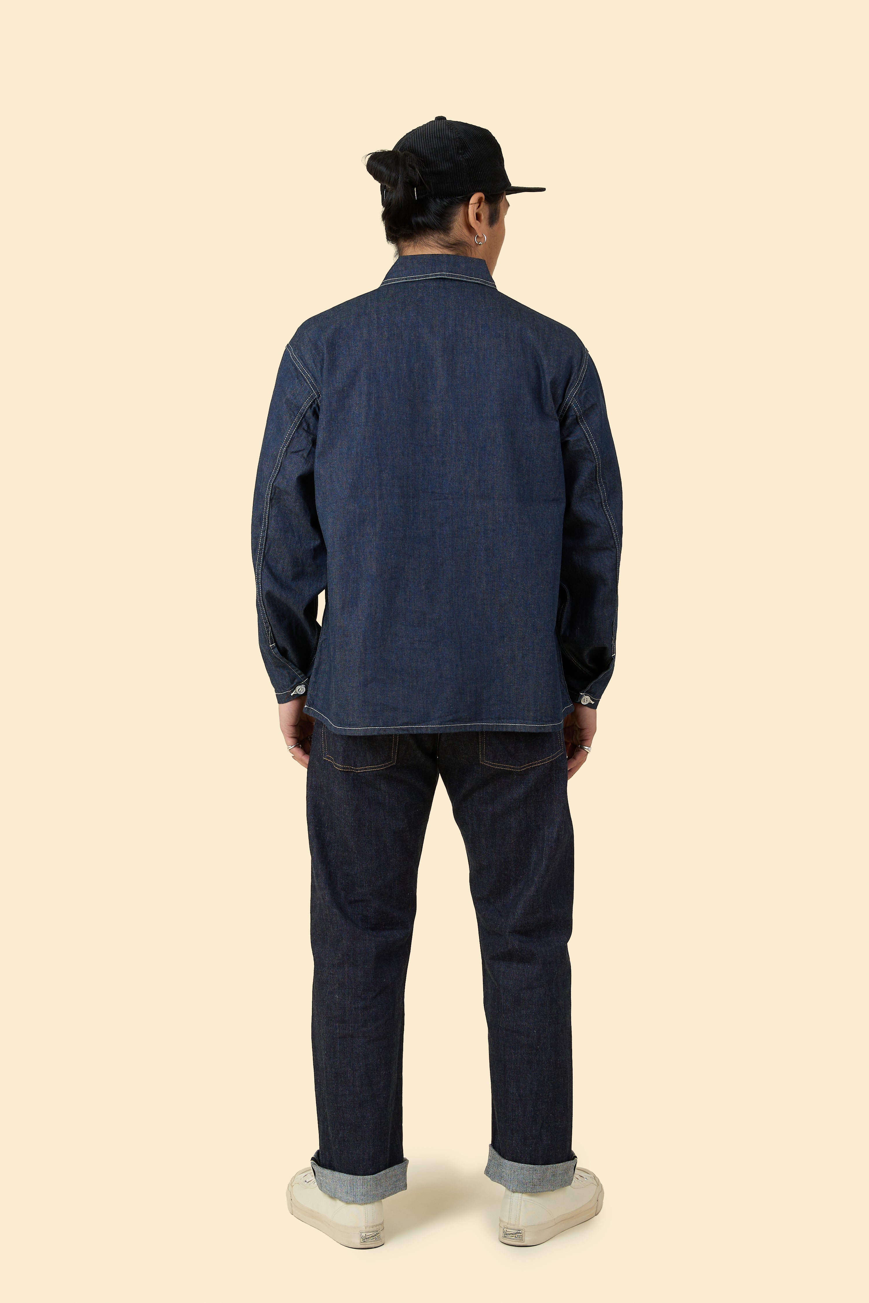 TCB Jeans Catface Pullover Shirt - Indigo