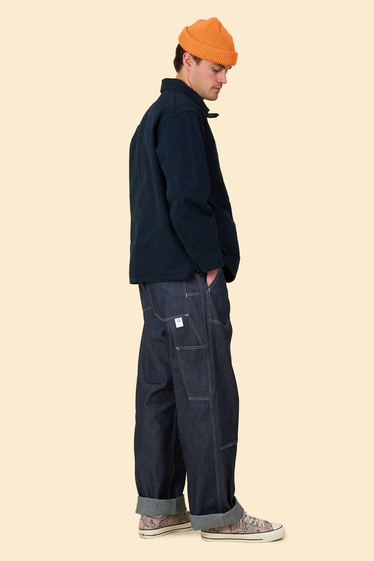 POST O'ALLS W-Knee Dungaree - Indigo 10 oz. Denim