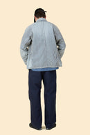 POST O'ALLS Engineers' Jacket - Hickory Stripe