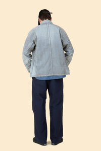 POST O'ALLS Engineers' Jacket - Hickory Stripe