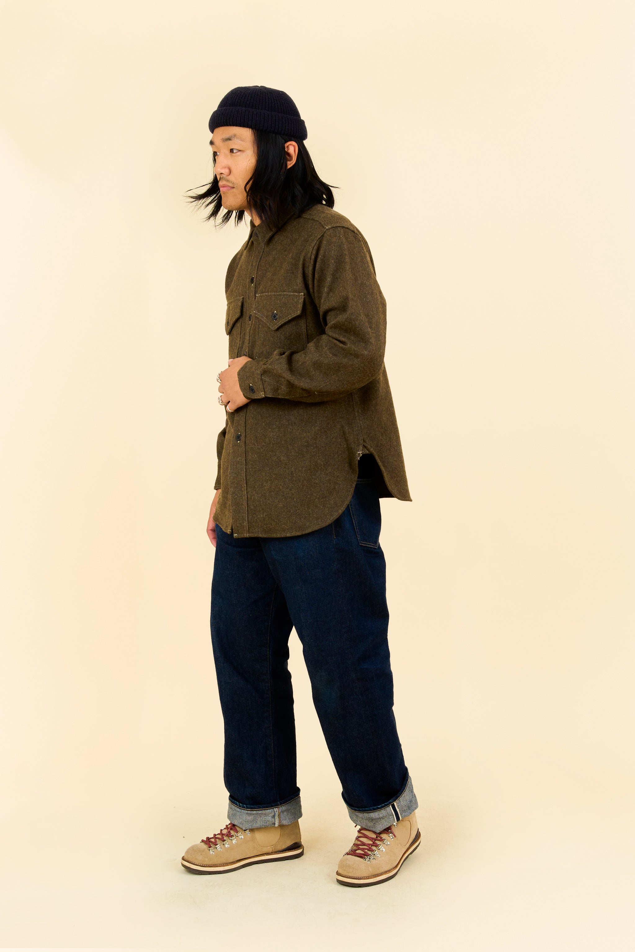 Pherrow's CPO Shirt - Olive