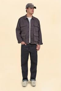 Japan Blue Sulphur Dyed Fatigue Jacket - Navy