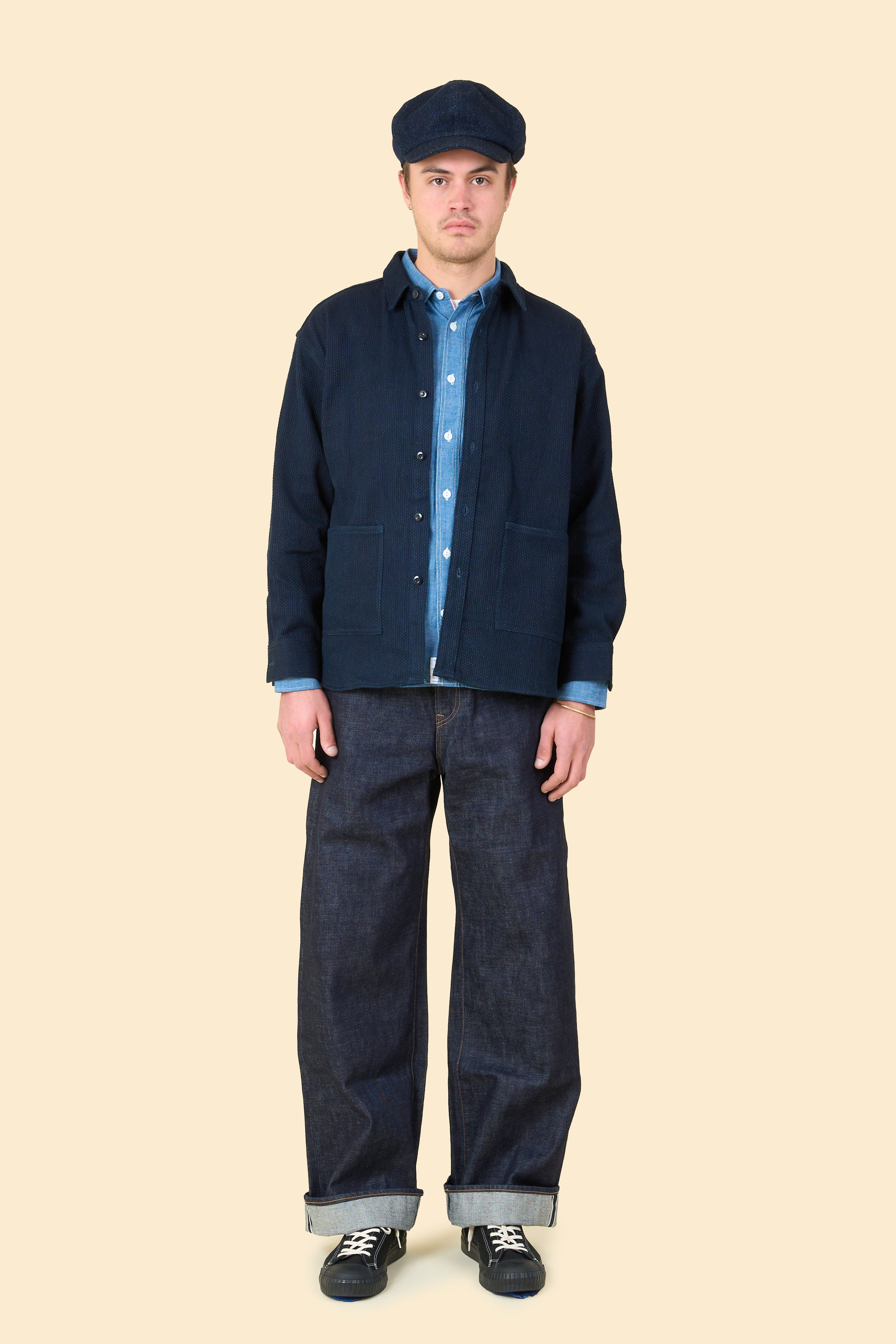 Japan Blue Jeans Sashiko Big Shirt Jacket