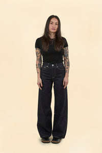 Women's MOMOTARO JEANS Super Wide Denim - 11oz