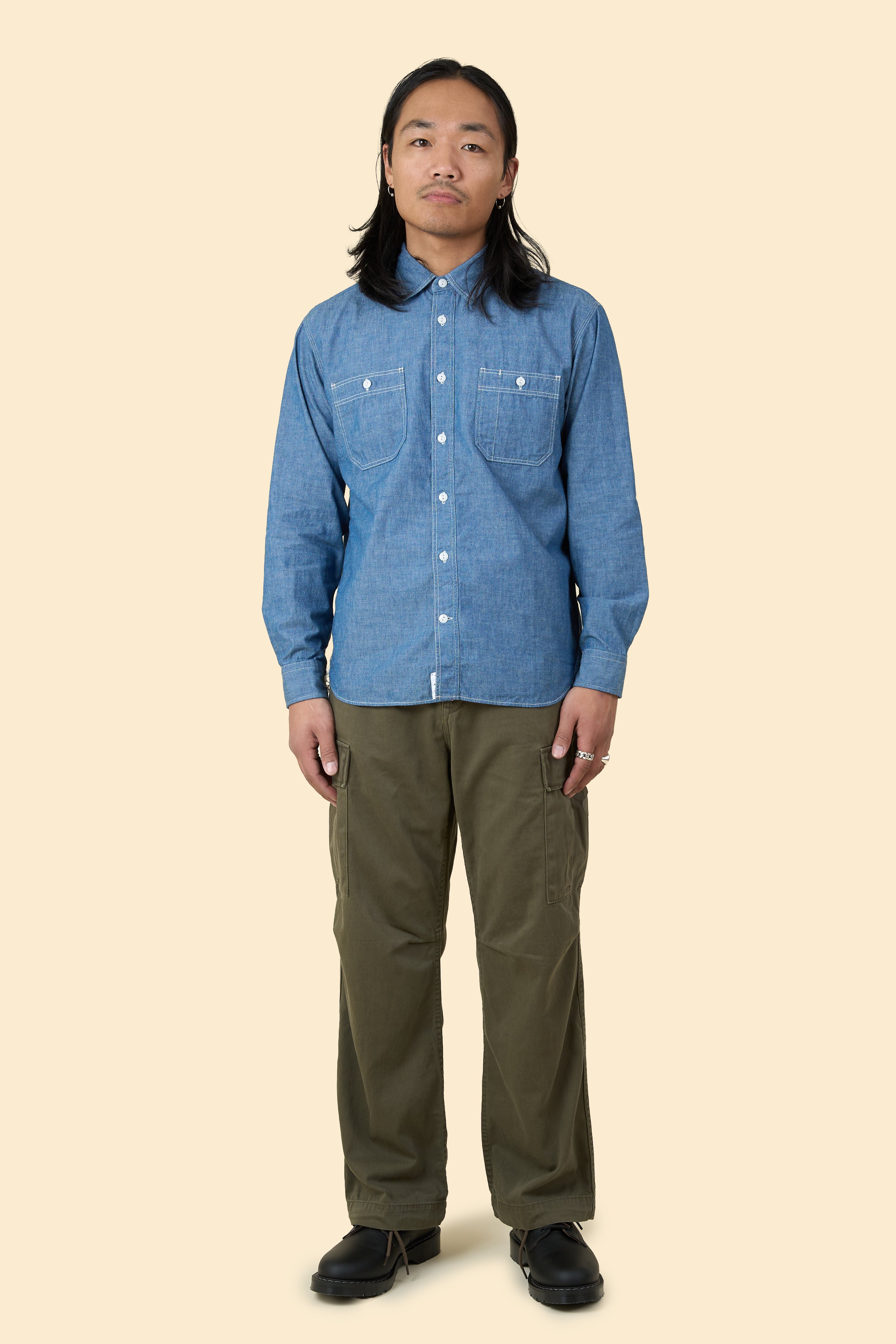 Japan Blue Jeans Cargo Pants - Olive Drab