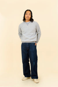 Pherrow’s Loopwheel Raglan Sweatshirt - Heather Grey