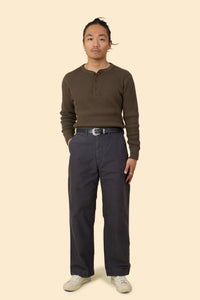 Japan Blue Jeans Wide Fit Trousers - Black