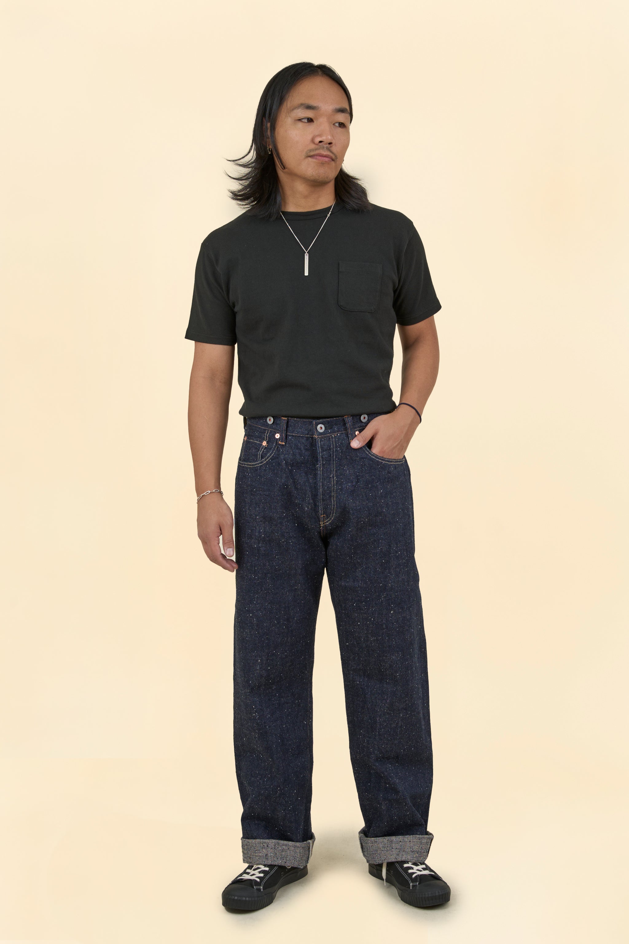 Graph Zero Heritage Nep Yarn Denim – 15oz