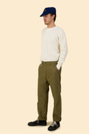 UES Big Waffle Henley Neck Thermal - Off White