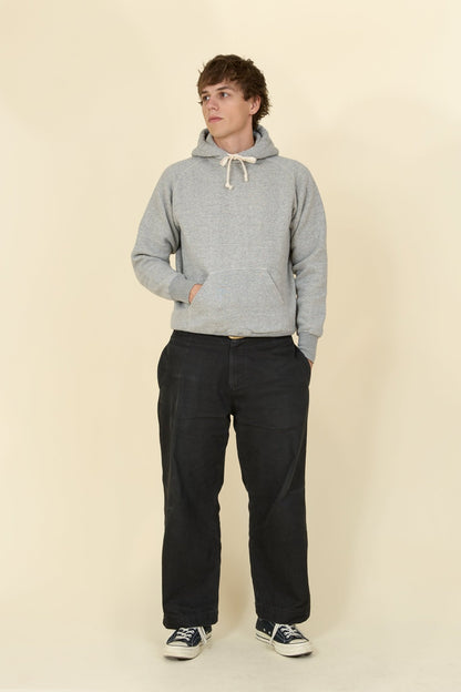 Pherrow's Loopwheel Hooded Raglan Sweatshirt - Heather Gray - Pherrow's - URAHARA