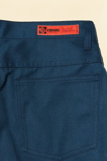 Radiall Frisco Straight Tapered Fit Pants - Navy - Radiall - URAHARA