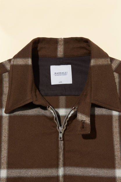 Radiall Harmans Zip Up Jacket - Brown - Radiall - URAHARA