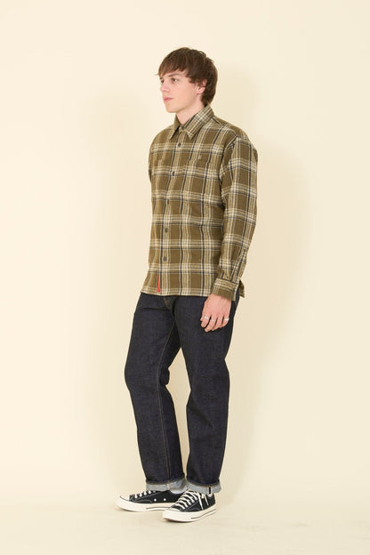 Radiall Lo - N - Slo CPO Shirt - Olive - Radiall - URAHARA