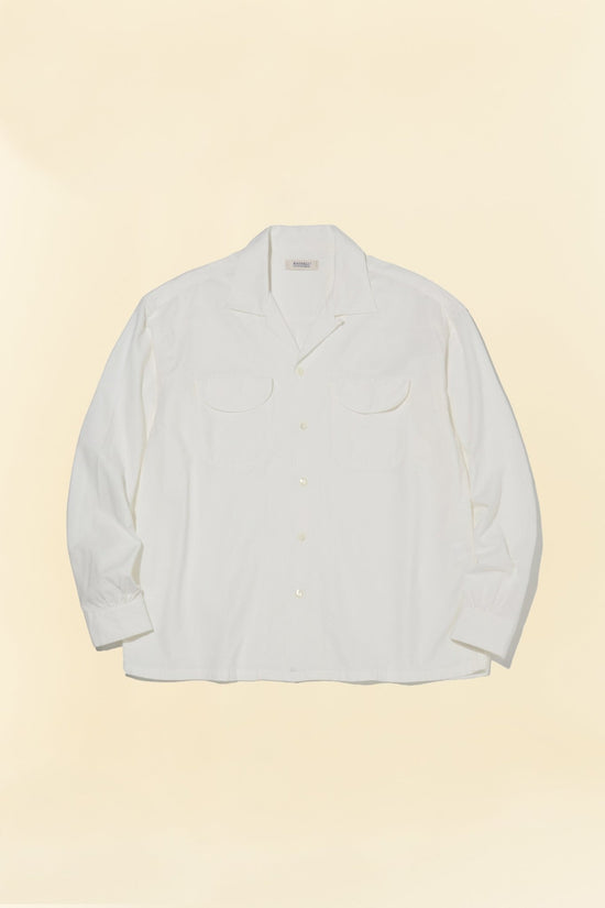 Radiall Oldies Open Collar Shirt - Off White