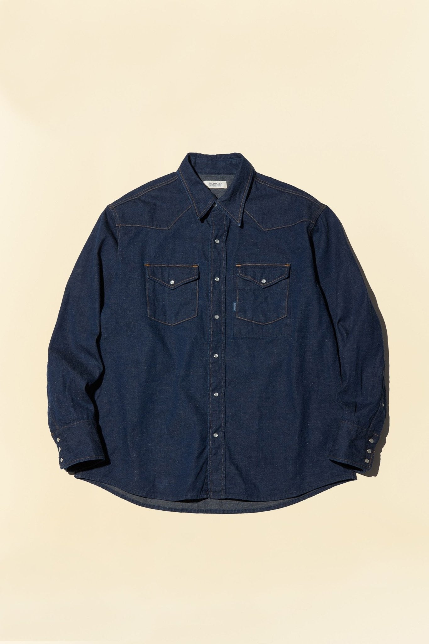 Radiall True Deal Shirt L/S - Deep Indigo - Radiall - URAHARA